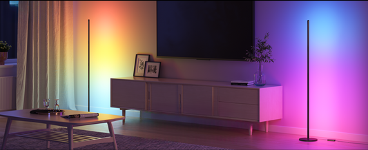 Best LED Floor Lamp: Elevate Your Space with Apex RGBICW Smart Lighting