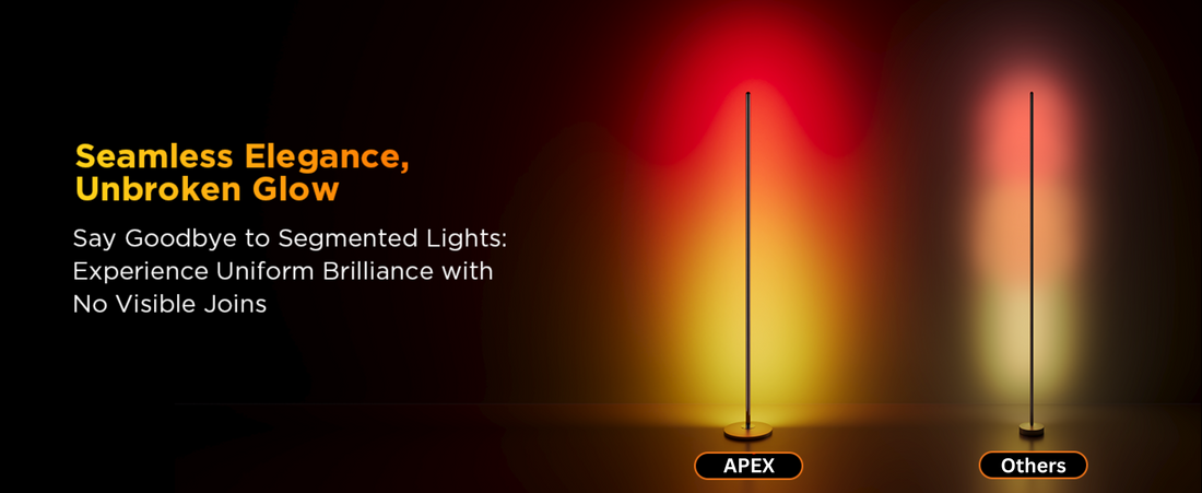 Apex RGBICW Floor Lamp vs. Traditional Floor Lamps: Which One is Right for You?