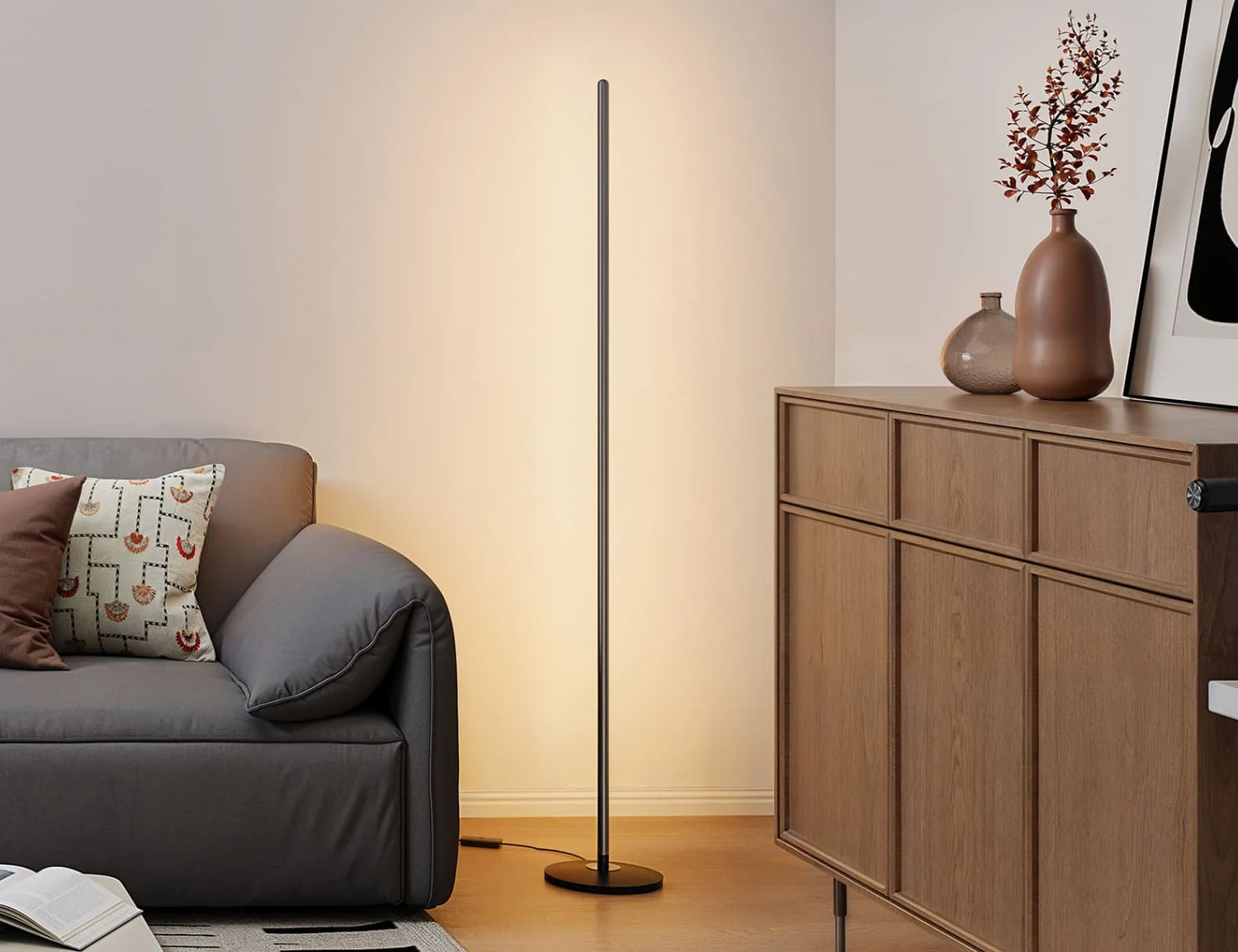 Newest Govee RGBIC floor lamp in India with Apex Light collaboration , Smart ambient floor lamp by Govee and Apex Light India for gaming rooms
