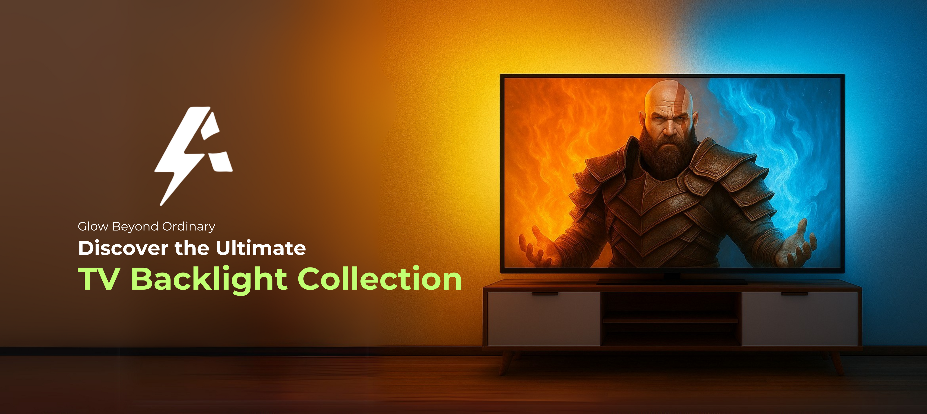 Apex Light TV backlight collection in India with smart RGBIC immersive glow , Apex Light smart TV backlight lineup in India with neon rope and LED strips , Apex Light TV backlight range with HDMI sync, LED strips, and smart features