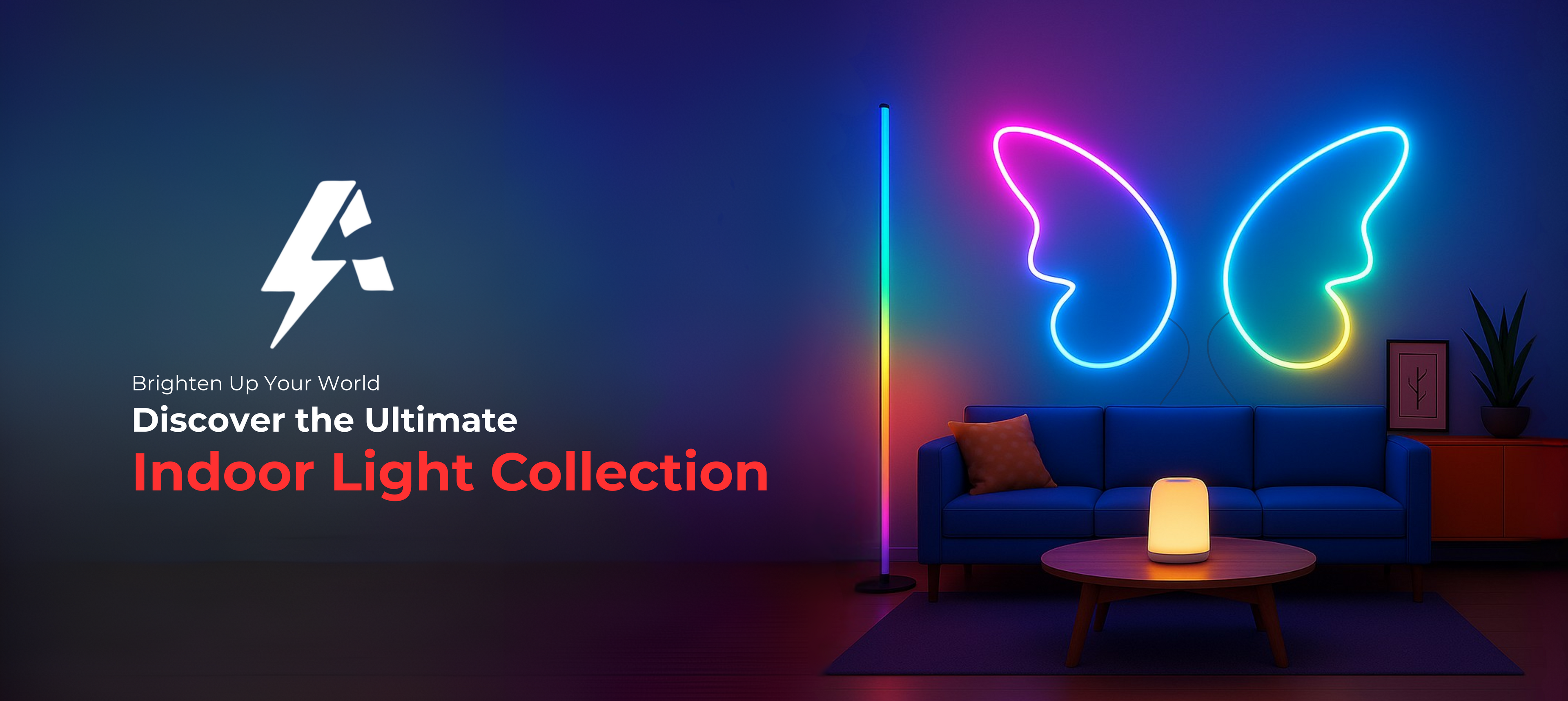 Apex Light TV backlight range with HDMI sync, LED strips, and smart features , Apex indoor light collection , Best indoor light collection wiith Apex light