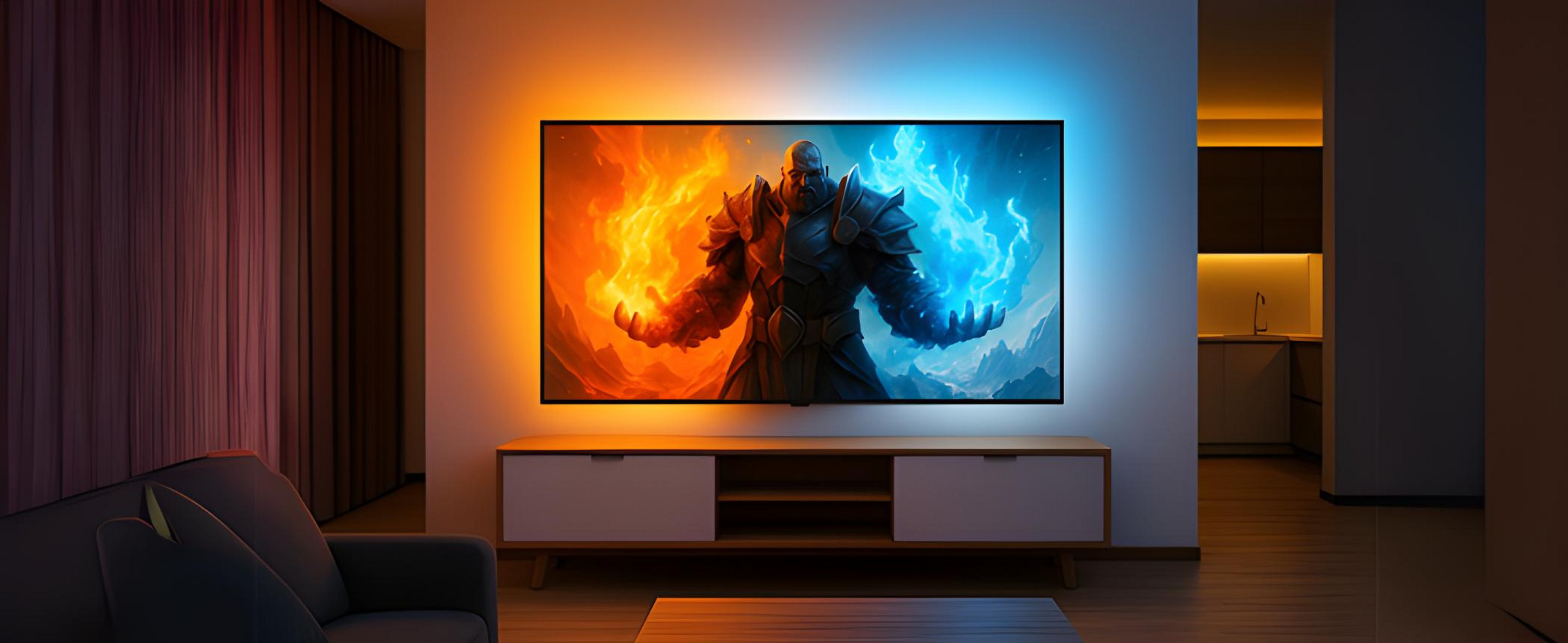 Complete Apex Light TV backlight range with RGBIC and camera sync in India , Apex Light smart TV backlight lineup in India with neon rope and LED strips , Apex Light TV backlight range with HDMI sync, LED strips, and smart features