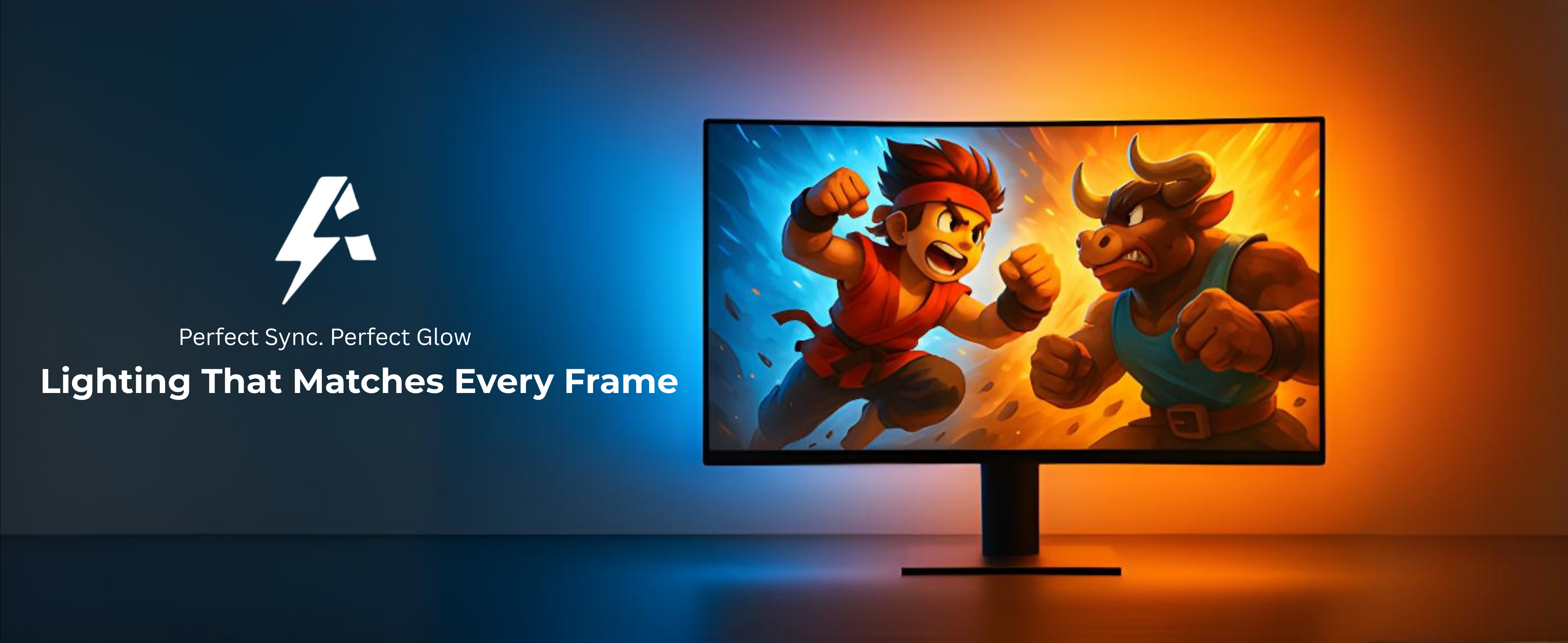 Apex Light multi-product smart lighting combo in India with immersive RGBIC glow , Gaming room setup in India with Apex Light pixel display, floor lamp, and TV backlight , Apex Light smart lighting collection with LED strips, TV backlight, and star projector ,  perfect sync , perfect glow , lighting that maches every frame with apex light