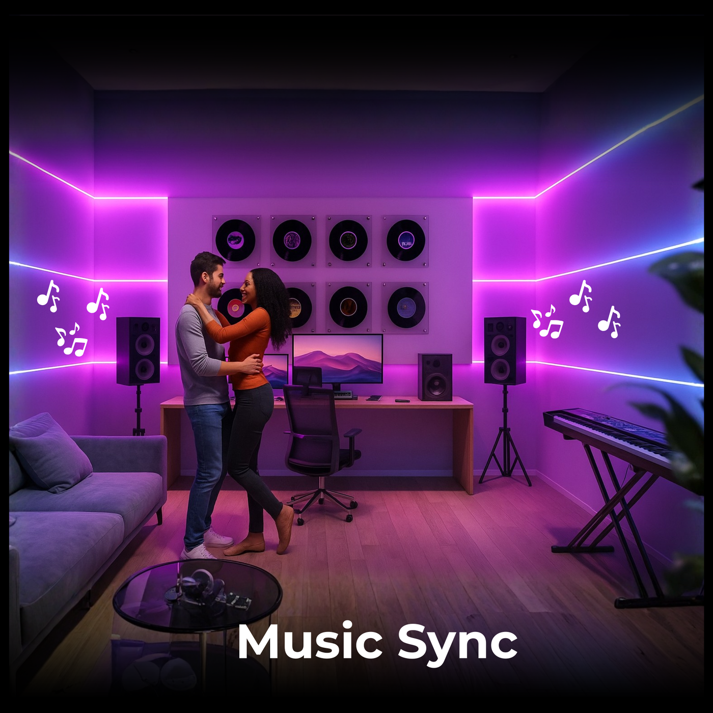 music sync edge lighjt