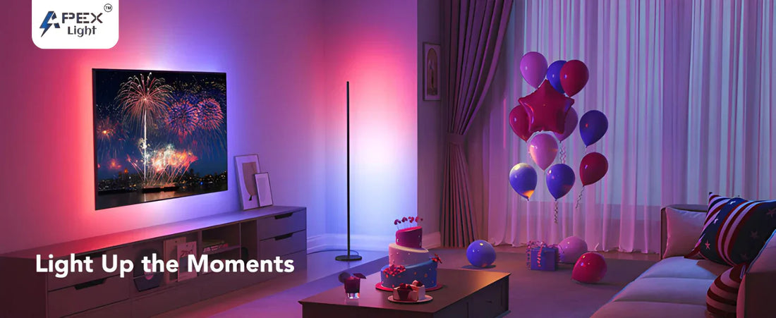 Buy Designer Floor Lamps Online: Transform Your Living Space with Apex Floor Lamp RGBICW