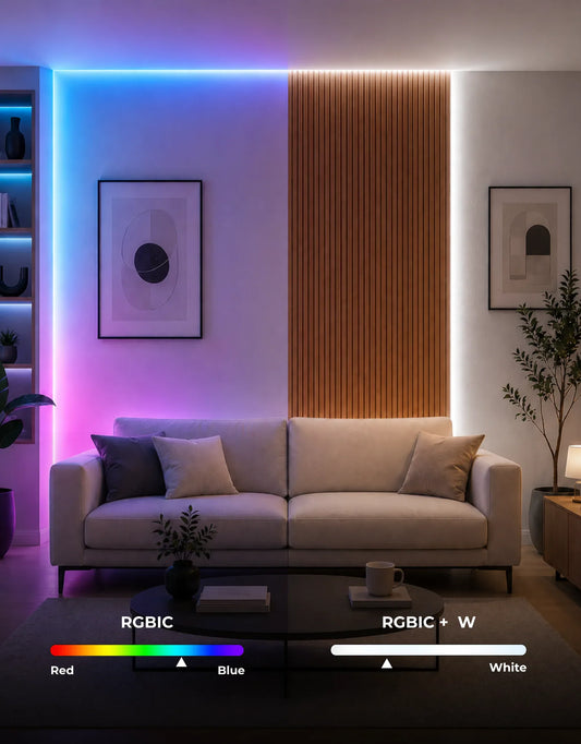 Transform Your Space, One Color at a Time: The Apex RGBIC + W Experience