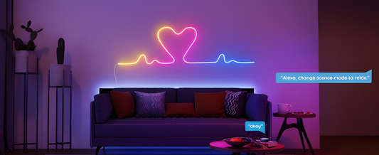 Enhance Your Space with Apex Neon Rope Lights – Smart, Colorful, and Music-Sync LED Lighting