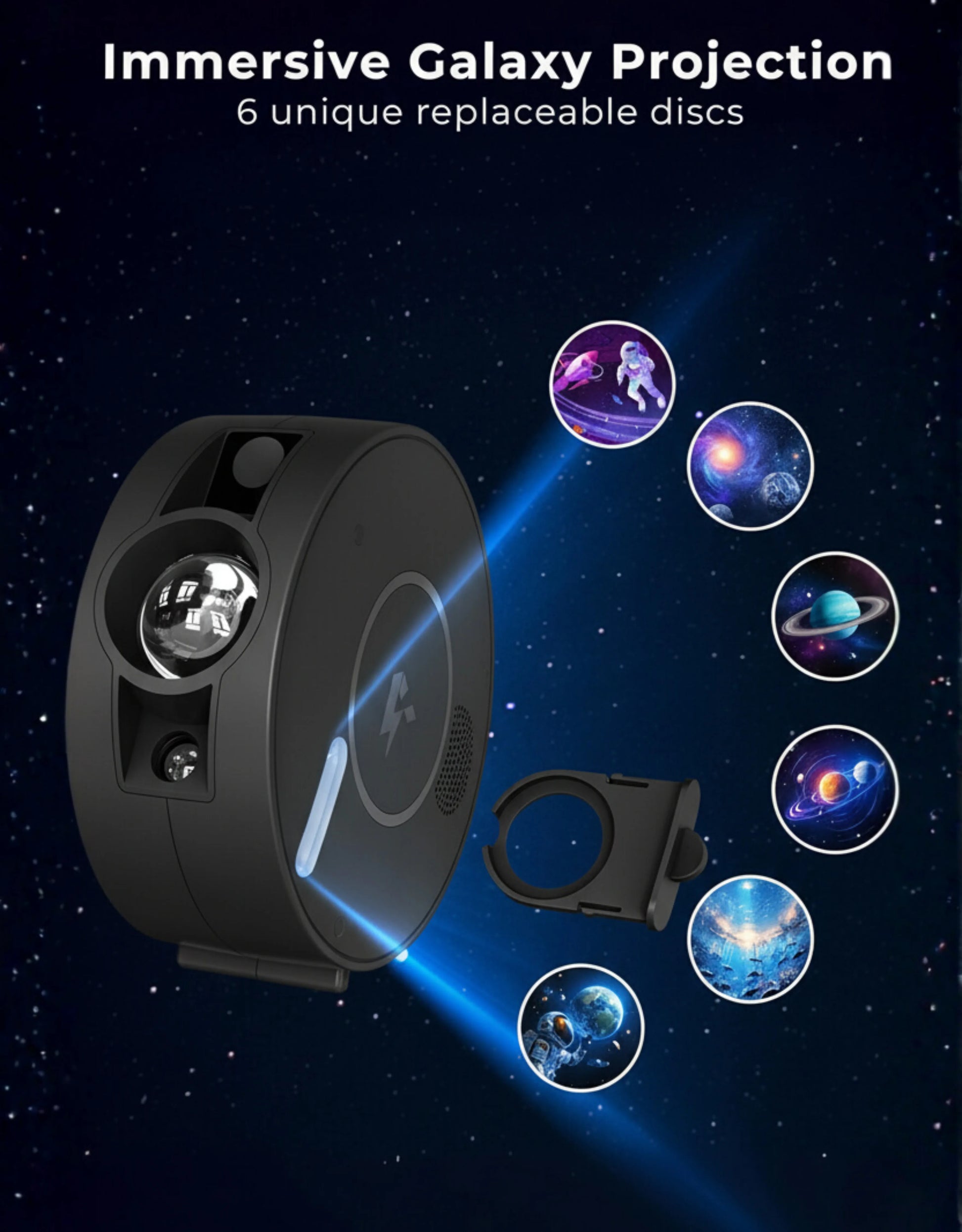 Galaxy Projection Light
Replaceable Projection Discs
6 Projection Discs
Space Projector
Galaxy Star Projector
Nebula Projector
Star Ceiling Projector
Planetarium Projector
Deep Space Projector
Universe Projector
Cosmic Light Projector
Galaxy Room Light
Astronomy Projector
Planet Projection Light
Night Sky Projector
Immersive Galaxy Lighting
Space Theme Projector
Home Planetarium
Aurora Galaxy Projector
LED Galaxy Projector
Bedroom Galaxy Light
Ambient Space Lighting
Kids Space Projector
Galaxy Ceiling Light