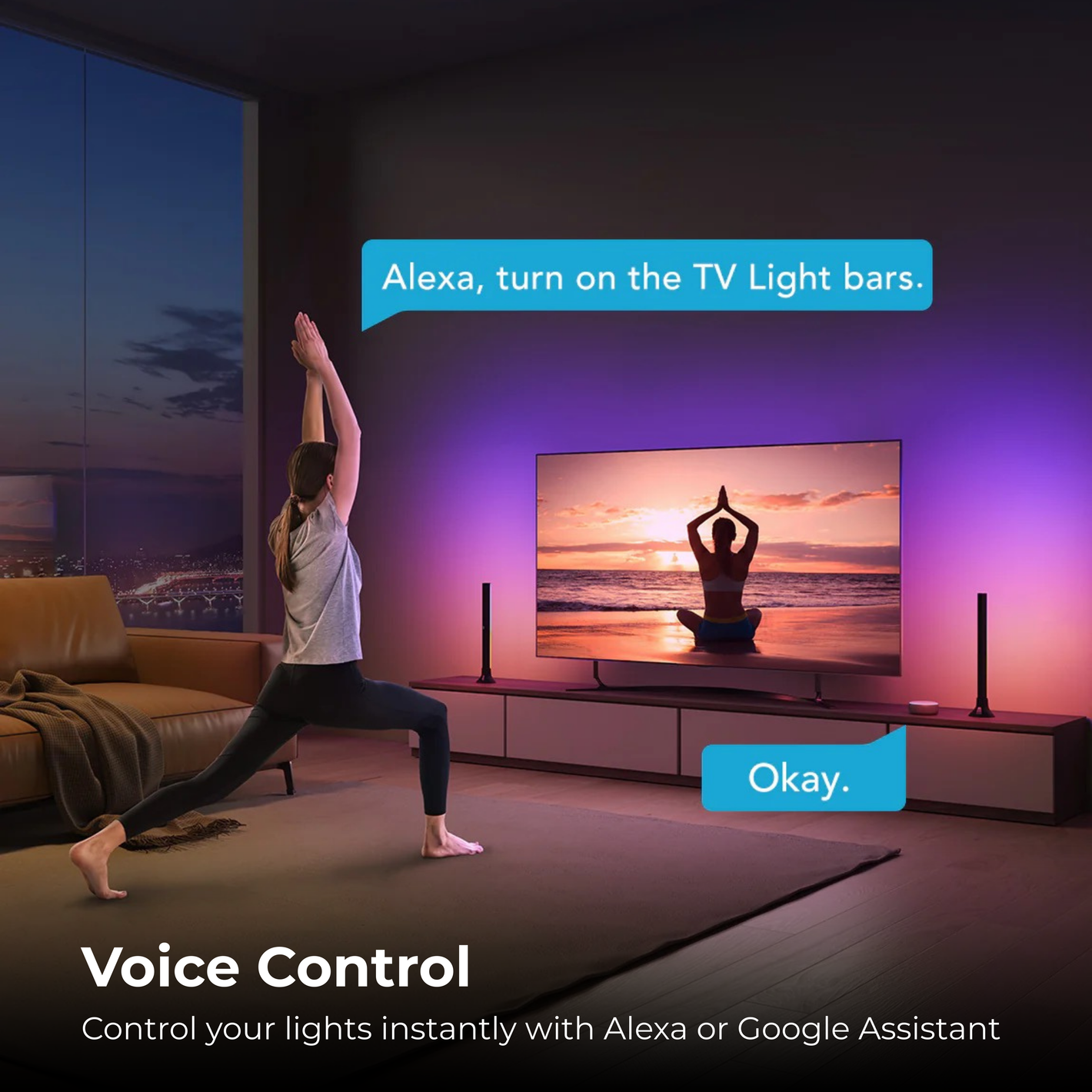 Apex Light brings Govee Envisual light bars to India with smart app control with Voice control , control all Lights with voice control , bets Tv light bars with voice control 