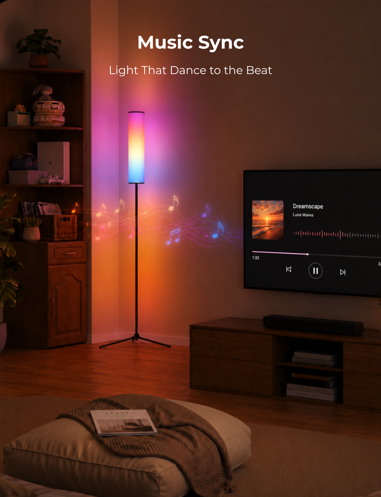 Apex TV Sync Cylinder Lamp