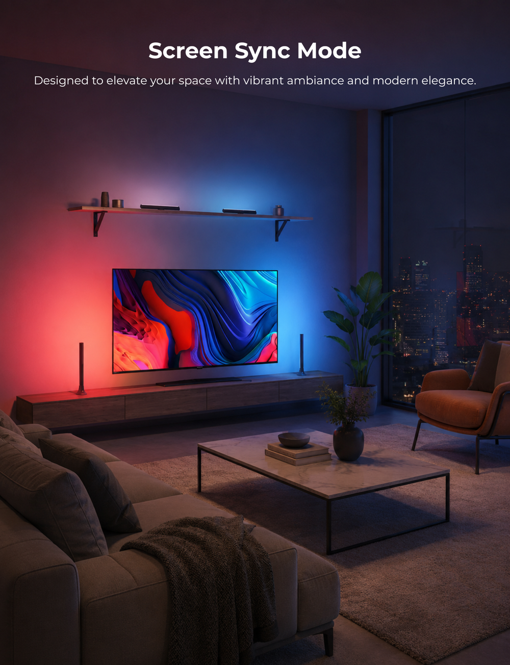 Apex HDMI Sync TV Bar Light