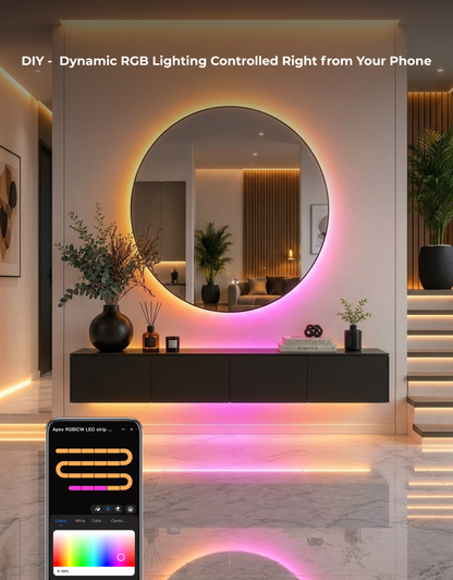 Apex RGBIC + W LED Strip Light