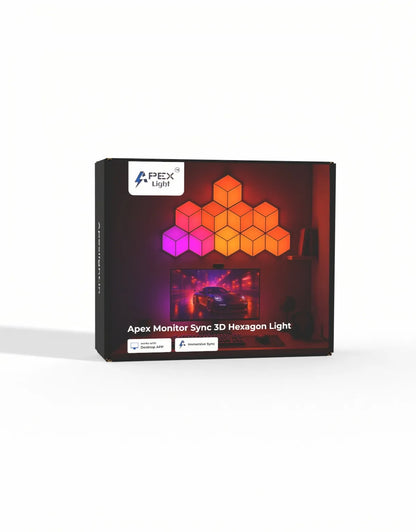 Apex Monitor Sync Hexagon Light (6 Pcs)