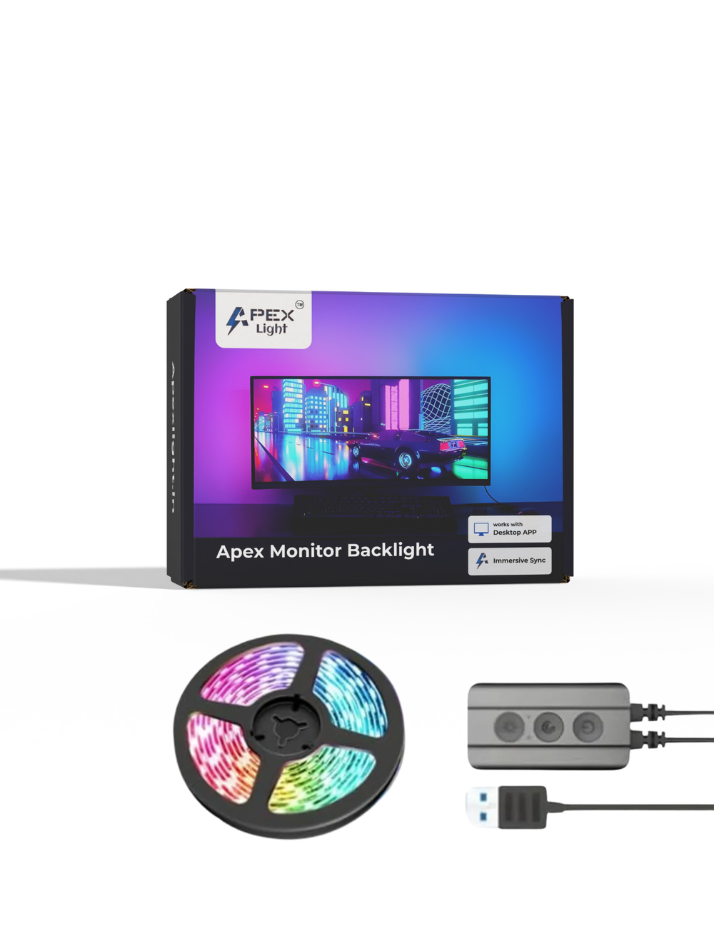 Apex Monitor Backlight (Upto 40 Inches Monitor)(not for All Smart TVs)