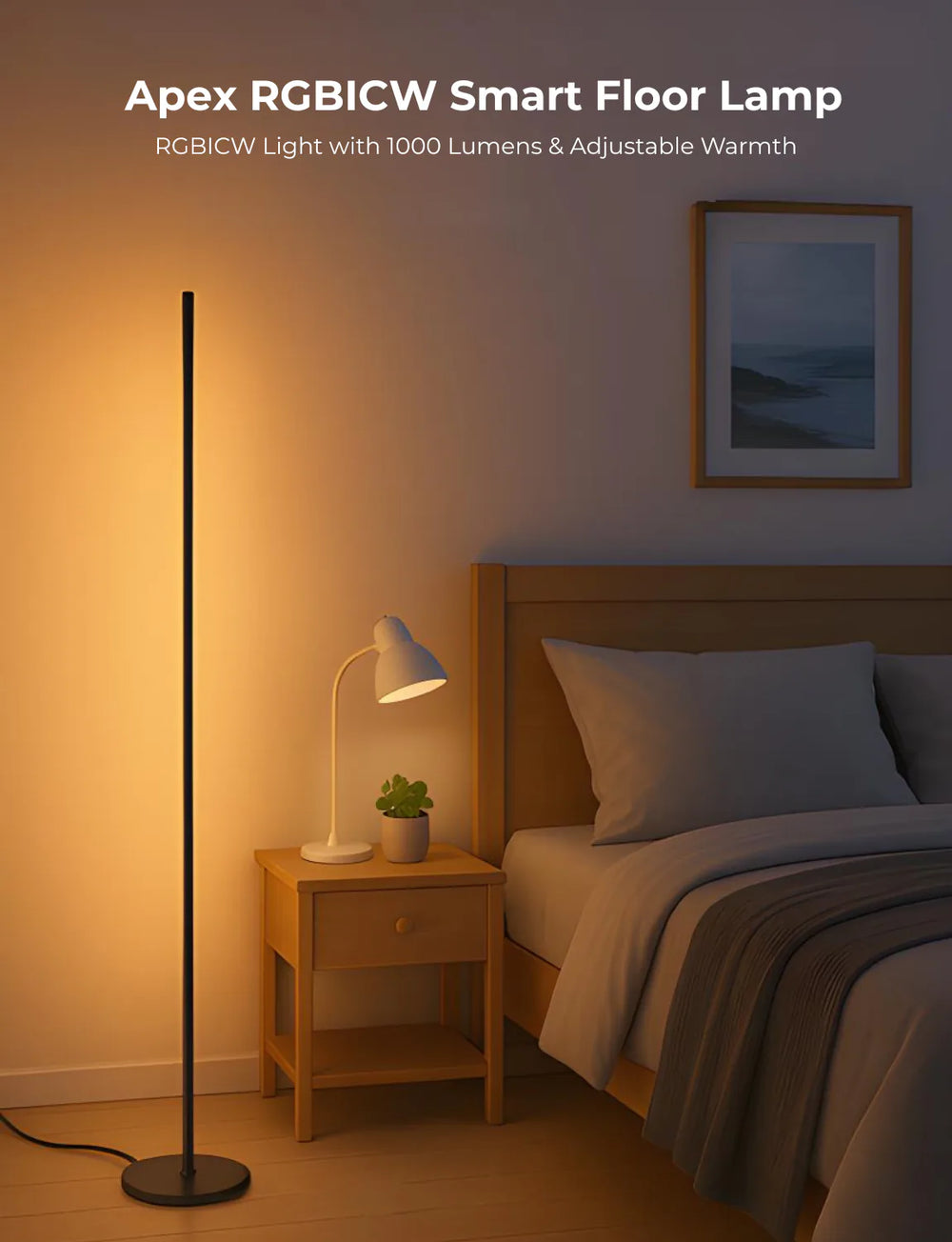 Apex RGBICW Floor Lamp