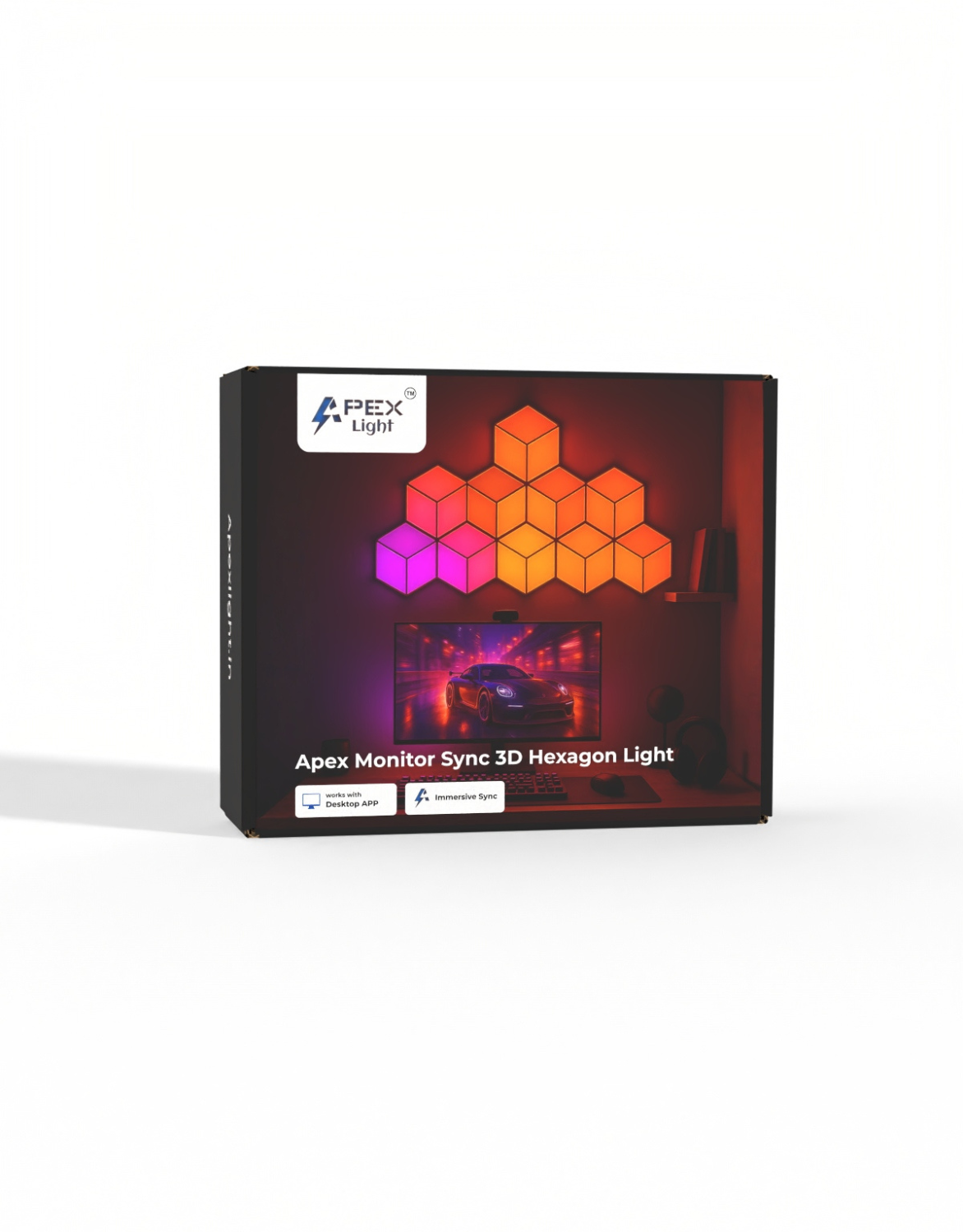 Apex Monitor Sync Hexagone Light (6 Pcs)