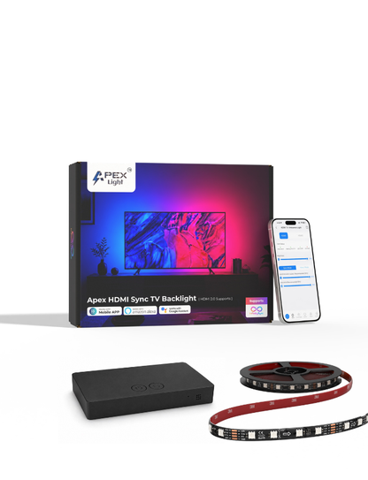 Apex HDMI Sync TV Backlight ( HDMI 2.0 )( Upto 75 inch TVs )