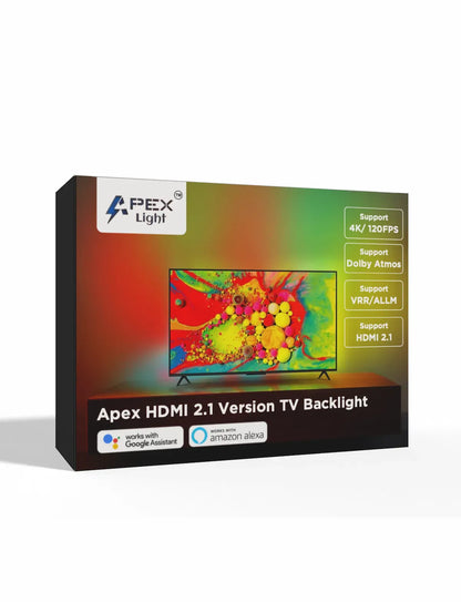 Apex HDMI 2.1 Version TV Backlight (32-90 Inch TV size)