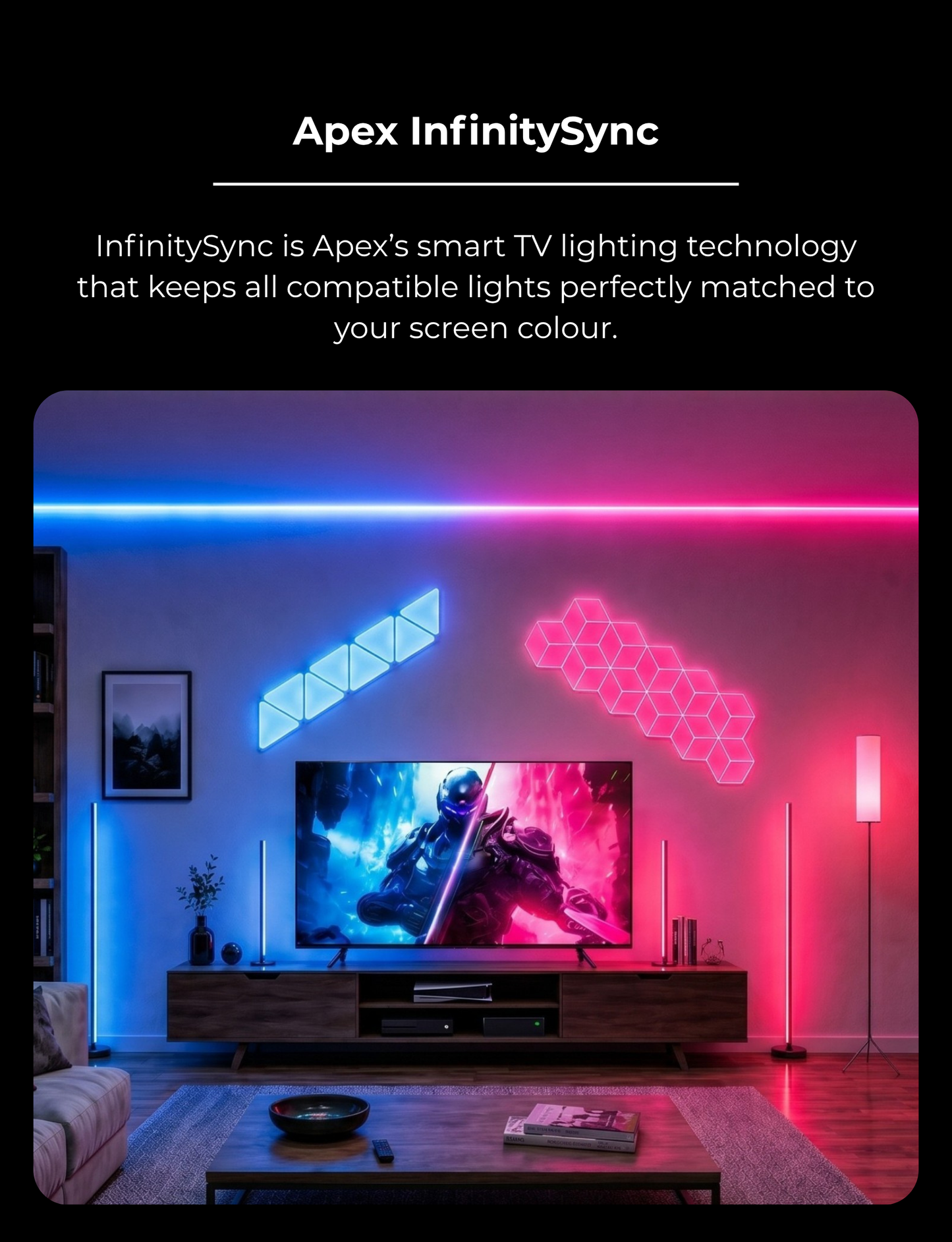 Apex TV Sync Triangle Light