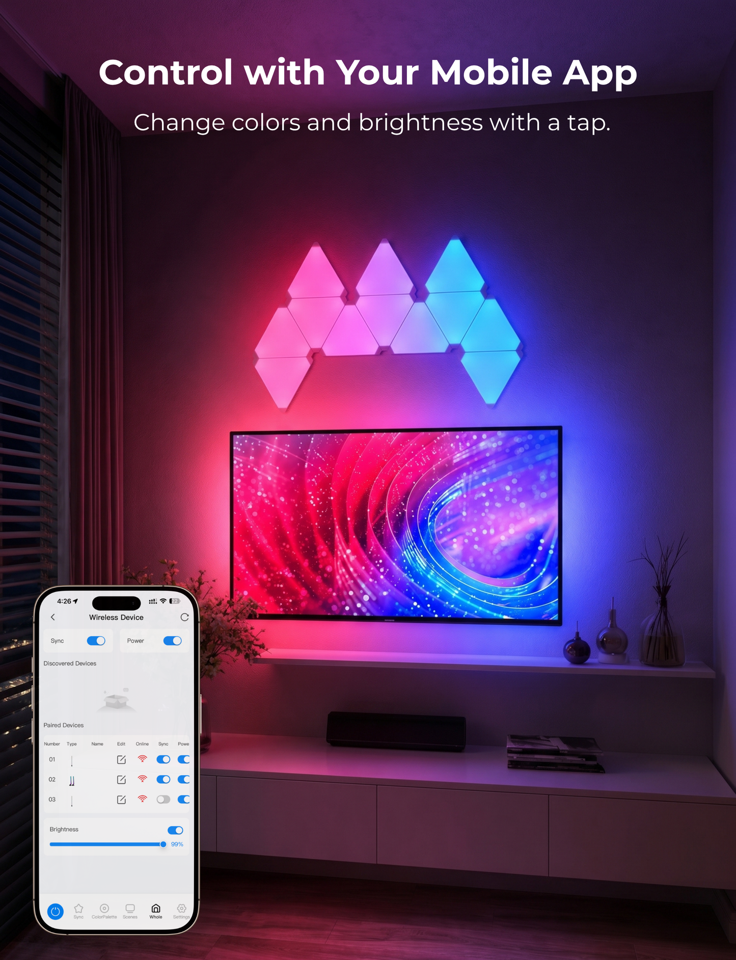 Apex TV Sync Triangle Light