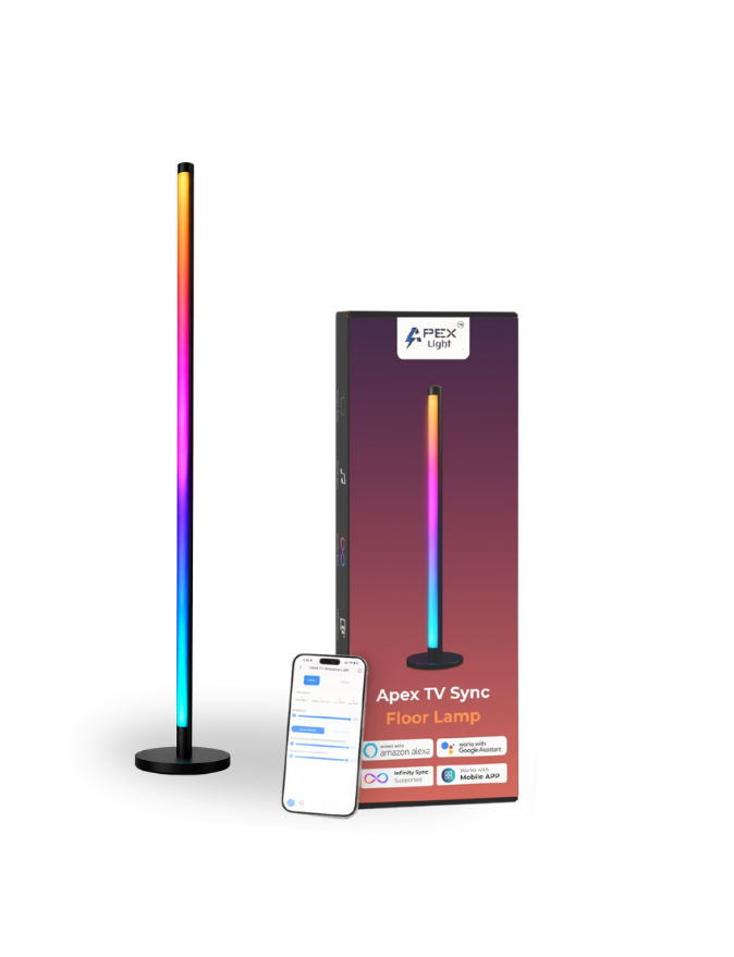 Apex HDMI Sync TV Floor Lamp