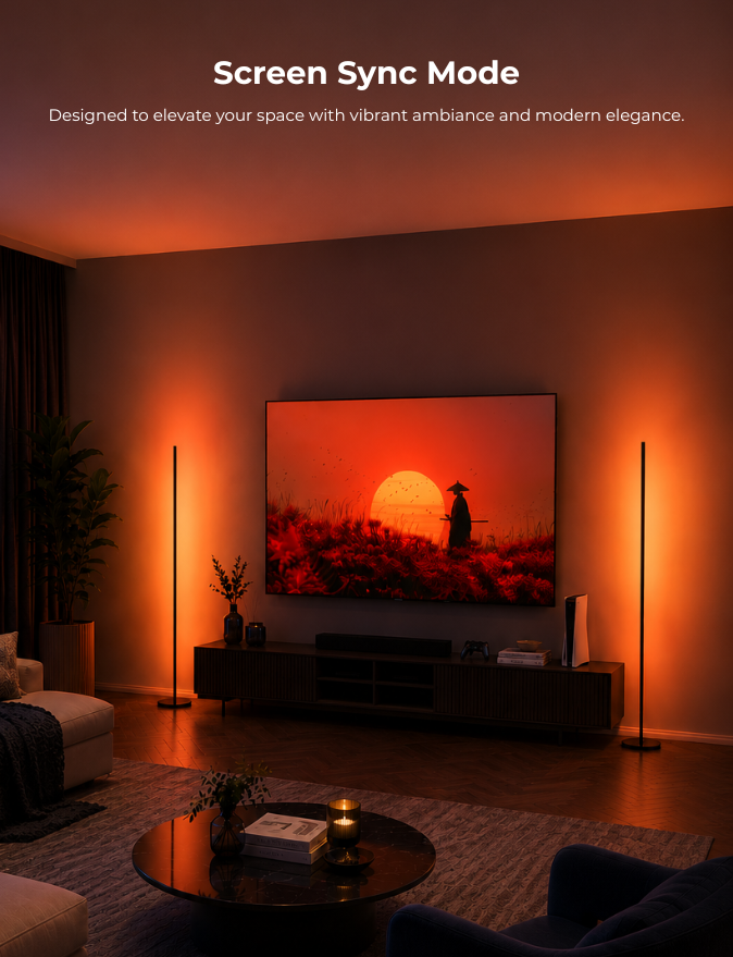 Apex HDMI Sync TV Floor Lamp