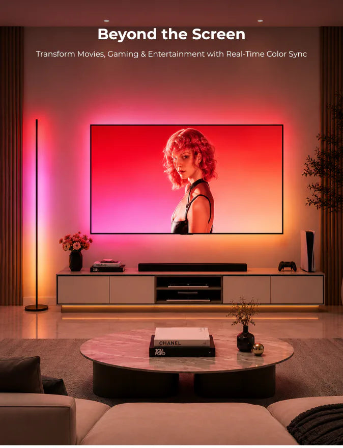 Apex TV Sync Floor Lamp
TV Sync Floor Lamp
Screen Sync Lighting
Real Time TV Sync
TV Ambient Lighting
HDMI Sync Lighting
Infinity Sync
Infinity Sync Ecosystem
HDMI Sync Box
RGB Floor Lamp
RGBIC Floor Lamp
Smart Floor Lamp
LED Floor Lamp
Color Sync Lighting
TV Color Matching
Immersive Lighting
Entertainment Lighting
Home Theater Lighting
Movie Night Lighting
Gaming Room Lighting
Streaming Room Lighting
TV Room Lighting
Media Room Lighting
Living Room Lighting
Modern Floor Lamp
Minimalist Floor Lamp
Luxury Fl