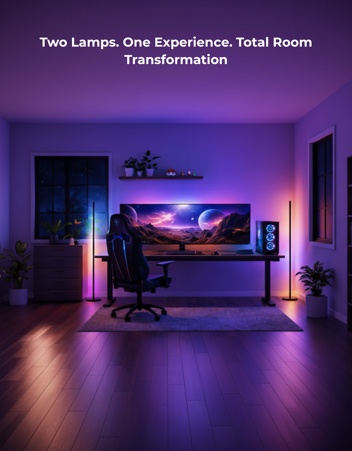 Apex Monitor Sync Floor Lamp