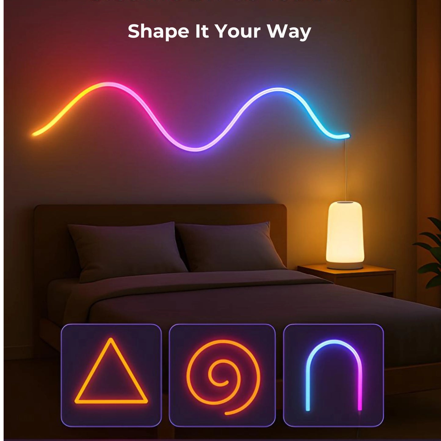 Decorative Neon Strip
Wall Mounted Neon Light
Creative Neon Decor
RGB Ambient Strip
Dynamic Neon Lighting
Gradient Neon Light
Multicolor Neon Rope
Premium Neon Strip
Luxury Neon Lighting
Minimalist Neon Decor
Smart Home Neon
WiFi Neon Light
Bluetooth Neon Strip
App Controlled Neon
Voice Controlled Neon Light
Alexa Compatible Neon
Google Assistant Neon
Music Sync Neon Light
Rhythm Sync Neon
RGB Scene Lighting
Smart RGB Strip
Custom Shape Neon
DIY Wall Neon
Neon Accent Lighting
LED Mood Strip
Modern Interior 