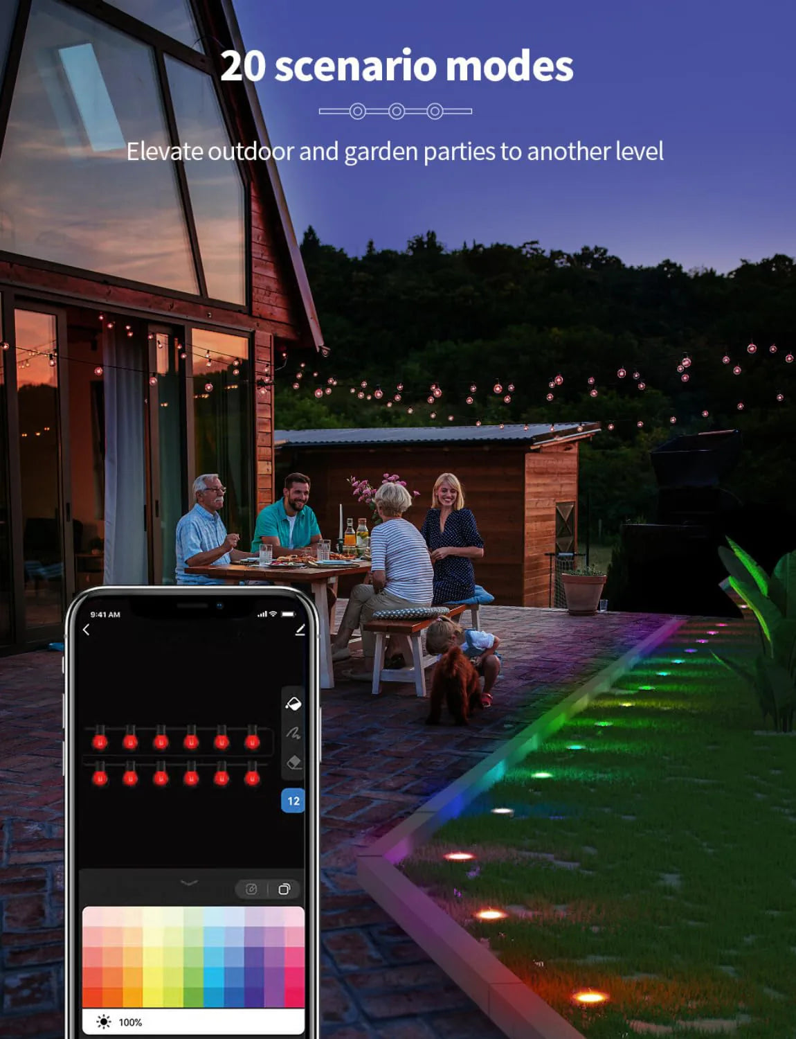 Smart RGBIC Ground Lights
20 Scene Modes
Outdoor Party Lights
Garden Pathway Lights
App Controlled Ground Lights
Smart Landscape Lighting
RGB Pathway Lights
Color Changing Garden Lights
Outdoor Mood Lighting
Smart Walkway Lights
Landscape LED Lights
Smart Garden Lighting
Outdoor Decorative Lights
RGB Lawn Lights
Patio Party Lighting
Outdoor Entertainment Lighting
Smart Yard Lights
Garden Accent Lights
RGB Landscape Lights
Waterproof Ground Lights
Smart Exterior Lighting
LED Path Lights
Driveway Lights
Outdo