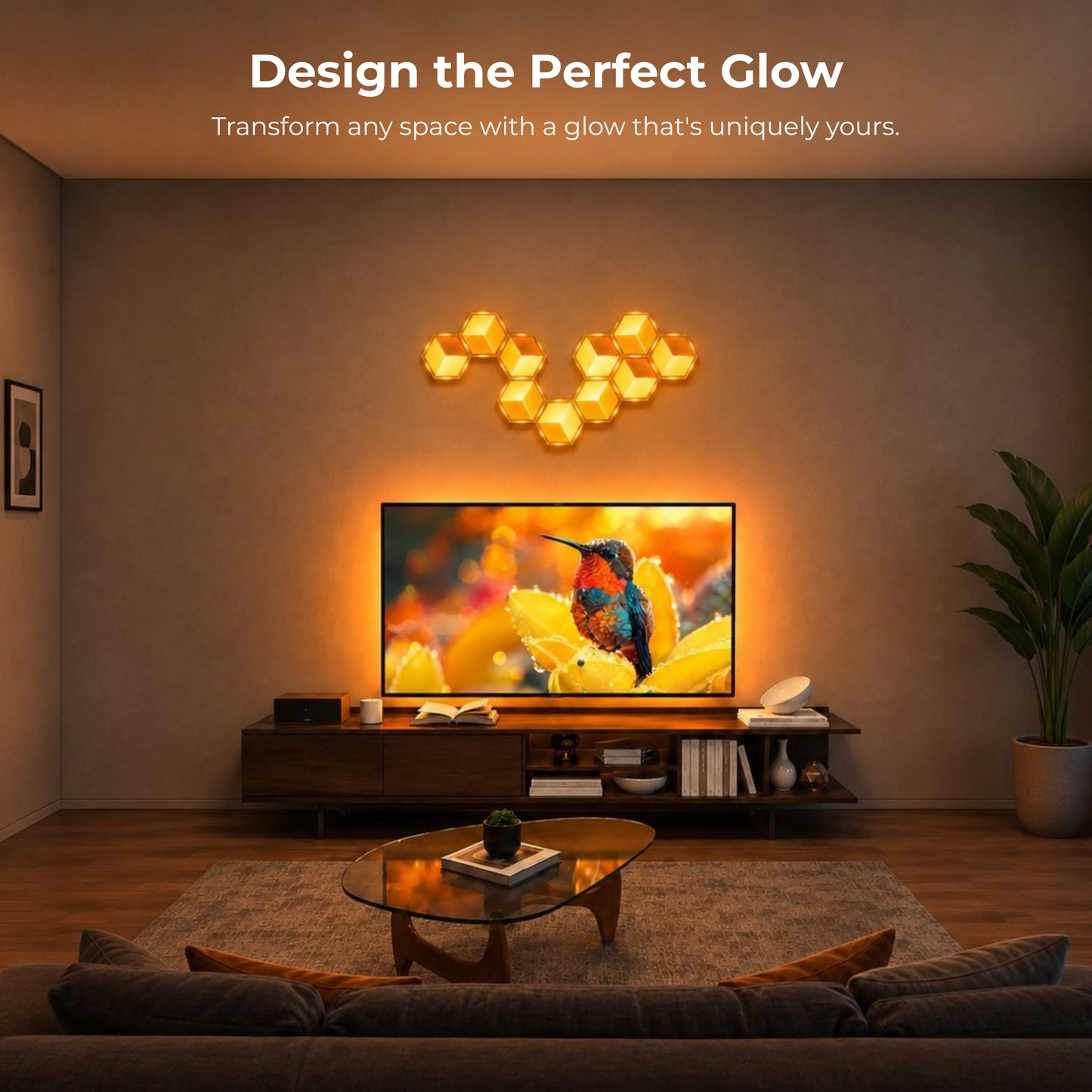 Apex TV Sync 3D Hexagon Light
