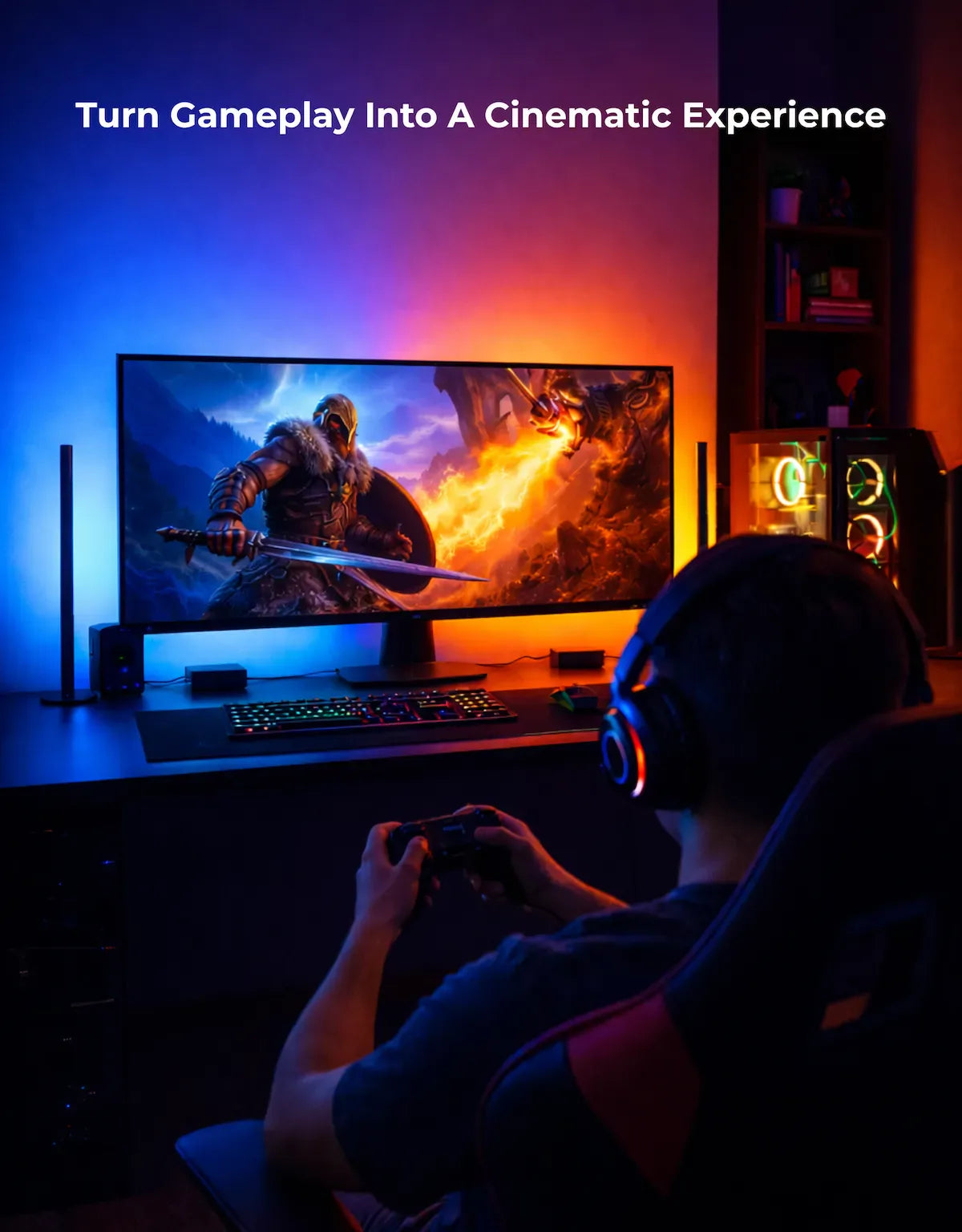 immersive gaming rgb bar lights
monitor sync gaming lights
real time screen sync lighting
rgb light bars for gaming monitor
gaming room ambient lights
smart rgb gaming light bars
app controlled gaming lights
music sync gaming lights
gaming desk rgb lighting
rgb lights for pc gaming setup
monitor color sync lights
led light bars for gamers
gaming room led lighting
rgb ambient lighting for gaming
pc monitor screen sync lights
gaming setup rgb accessories
cinematic gaming room lights
gaming desktop lighting
st