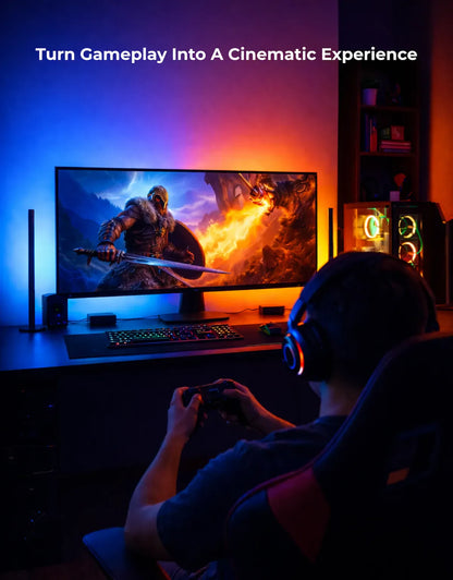 immersive gaming rgb bar lights
monitor sync gaming lights
real time screen sync lighting
rgb light bars for gaming monitor
gaming room ambient lights
smart rgb gaming light bars
app controlled gaming lights
music sync gaming lights
gaming desk rgb lighting
rgb lights for pc gaming setup
monitor color sync lights
led light bars for gamers
gaming room led lighting
rgb ambient lighting for gaming
pc monitor screen sync lights
gaming setup rgb accessories
cinematic gaming room lights
gaming desktop lighting
st
