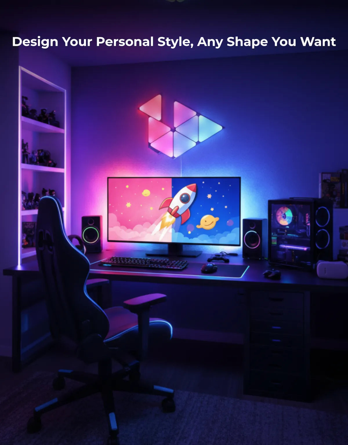 Apex Monitor sync Triangle Light (6 Pcs)