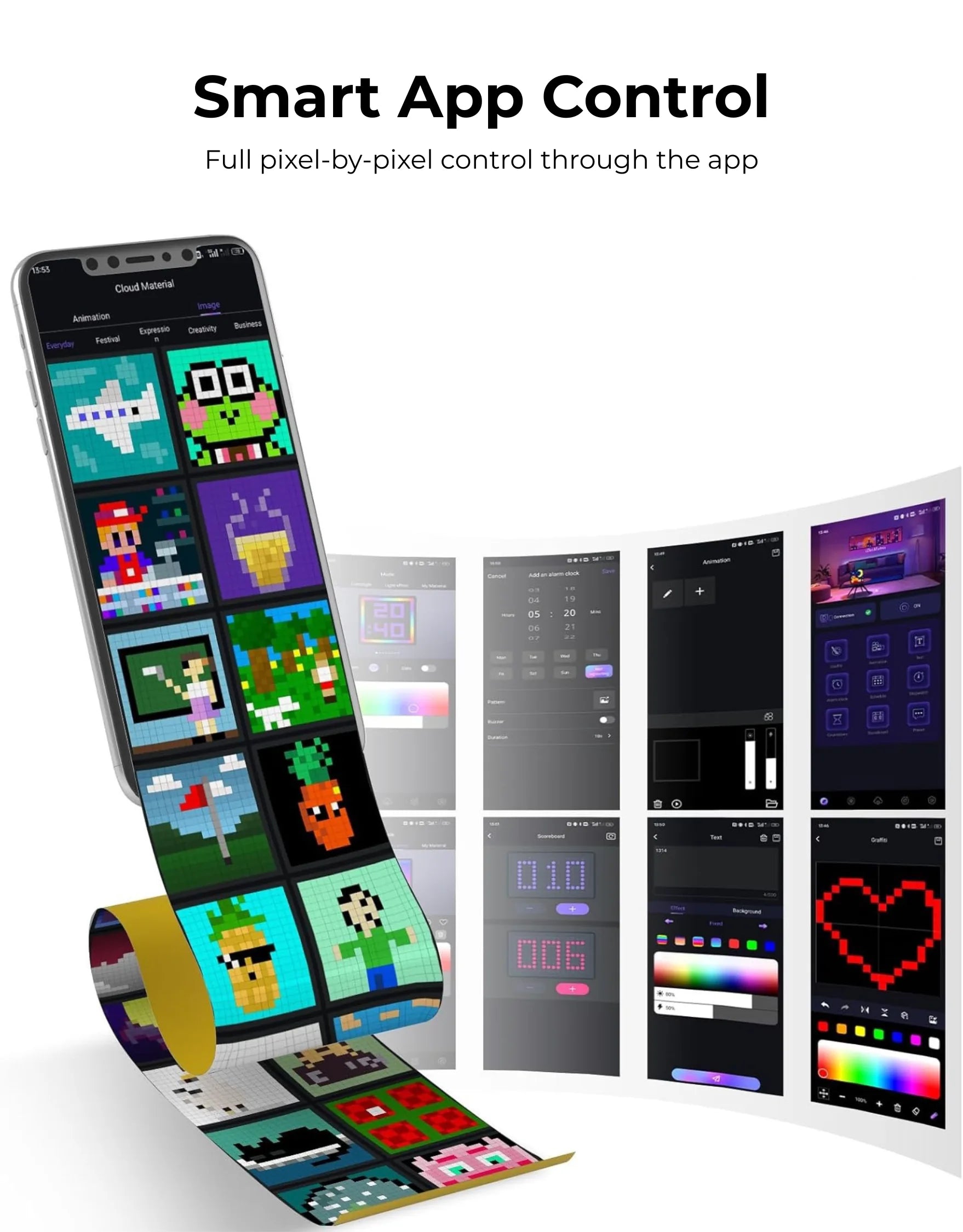 Smart App Control
RGB Pixel Display
App Controlled Pixel Display
Pixel-by-Pixel Editor
DIY Pixel Art Display
Pixel Display LED Frame
LED Matrix Display
Smart LED Display
Pixel Animation Display
Programmable Pixel Display
Bluetooth Pixel Display
WiFi Pixel Display
Mobile App LED Display
Pixel Art Creator
Custom Pixel Display
RGB LED Matrix
Animated Pixel Frame
Interactive LED Display
Pixel Drawing App
Gaming Pixel Display
Pixel Display Light
RGB Room Decor
Smart Home Display
LED Pixel Frame
Pixel Canvas
Digi
