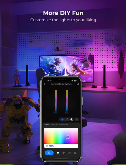 Apex Smart RGBIC Gaming Light Bars
