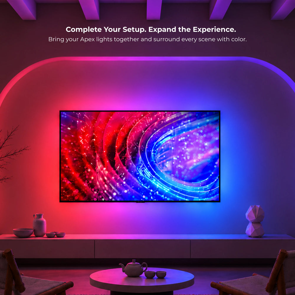 Apex HDMI Sync TV Backlight ( HDMI 2.1 Version) (32-90 Inch TV size)