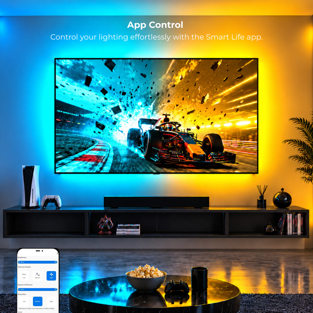 Apex HDMI Sync TV Backlight ( HDMI 2.1 Version) (32-90 Inch TV size)