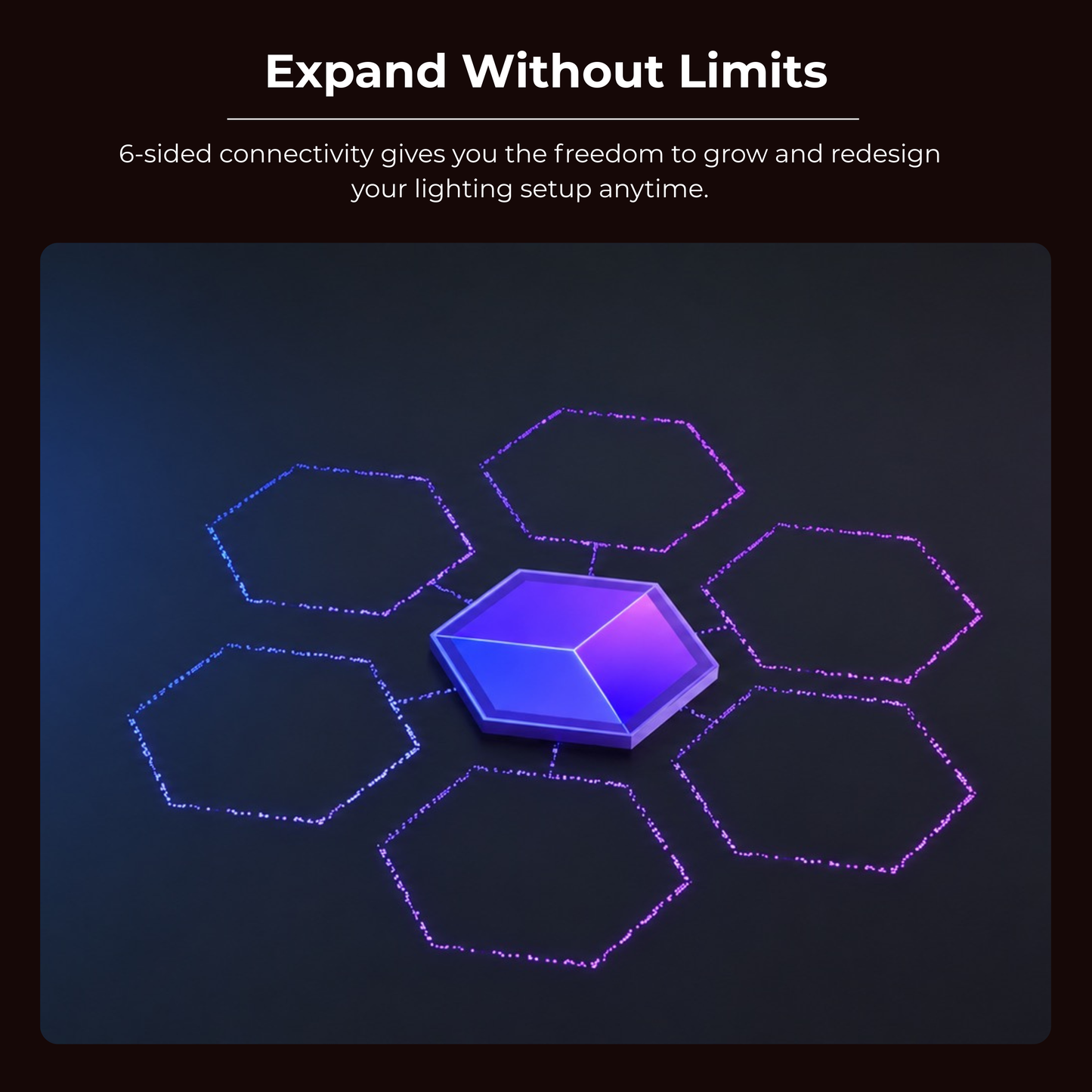 Apex TV Sync 3D Hexagon Light