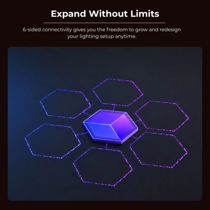 Apex TV Sync 3D Hexagon Light