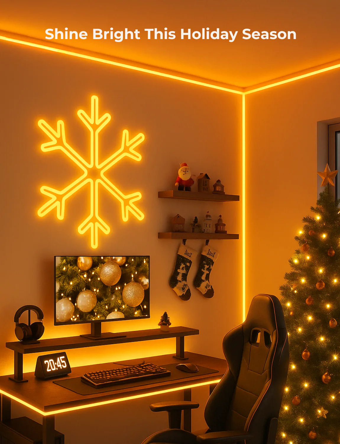 Apex RGBIC Neon Rope Light for Desks