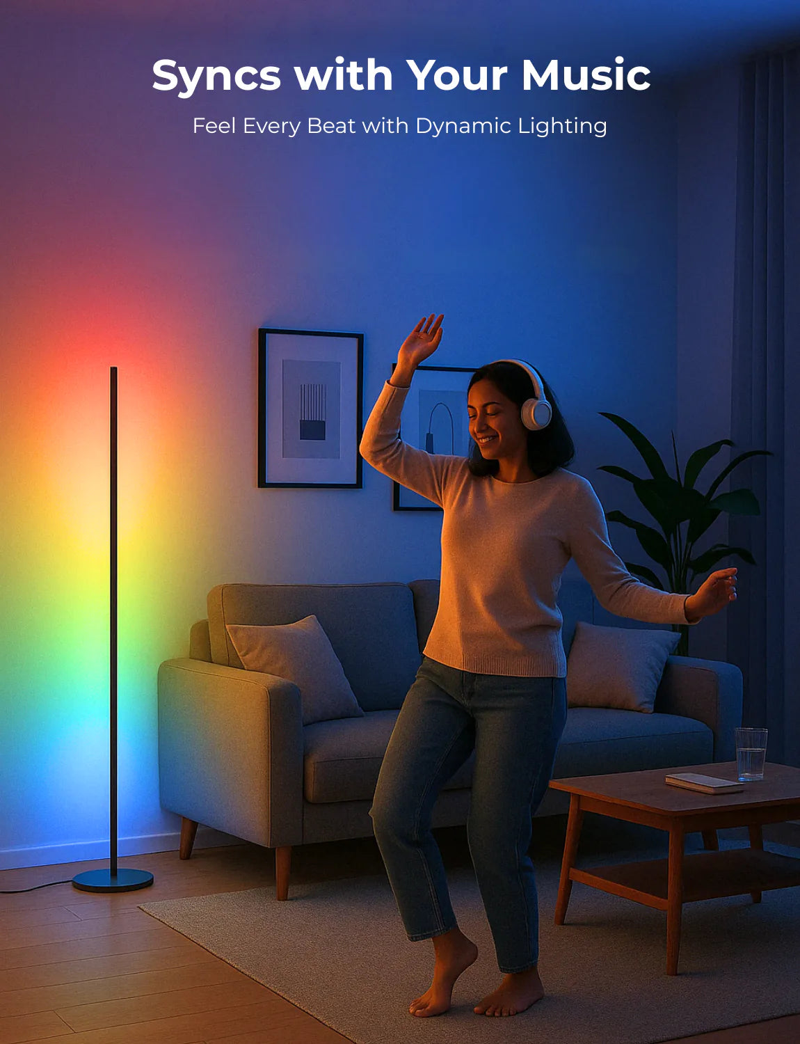 Apex RGBICW Floor Lamp