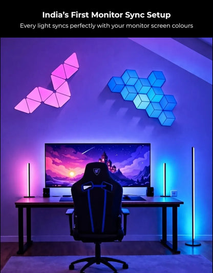monitor sync setup
monitor sync lights
gaming room lights
rgb gaming setup
screen sync lights
gaming rgb lights
smart rgb lights
gaming room lighting
rgb wall lights
monitor ambient lighting
gaming desk lights
immersive gaming lights
rgb gaming accessories
gaming room decor
rgb ecosystem
