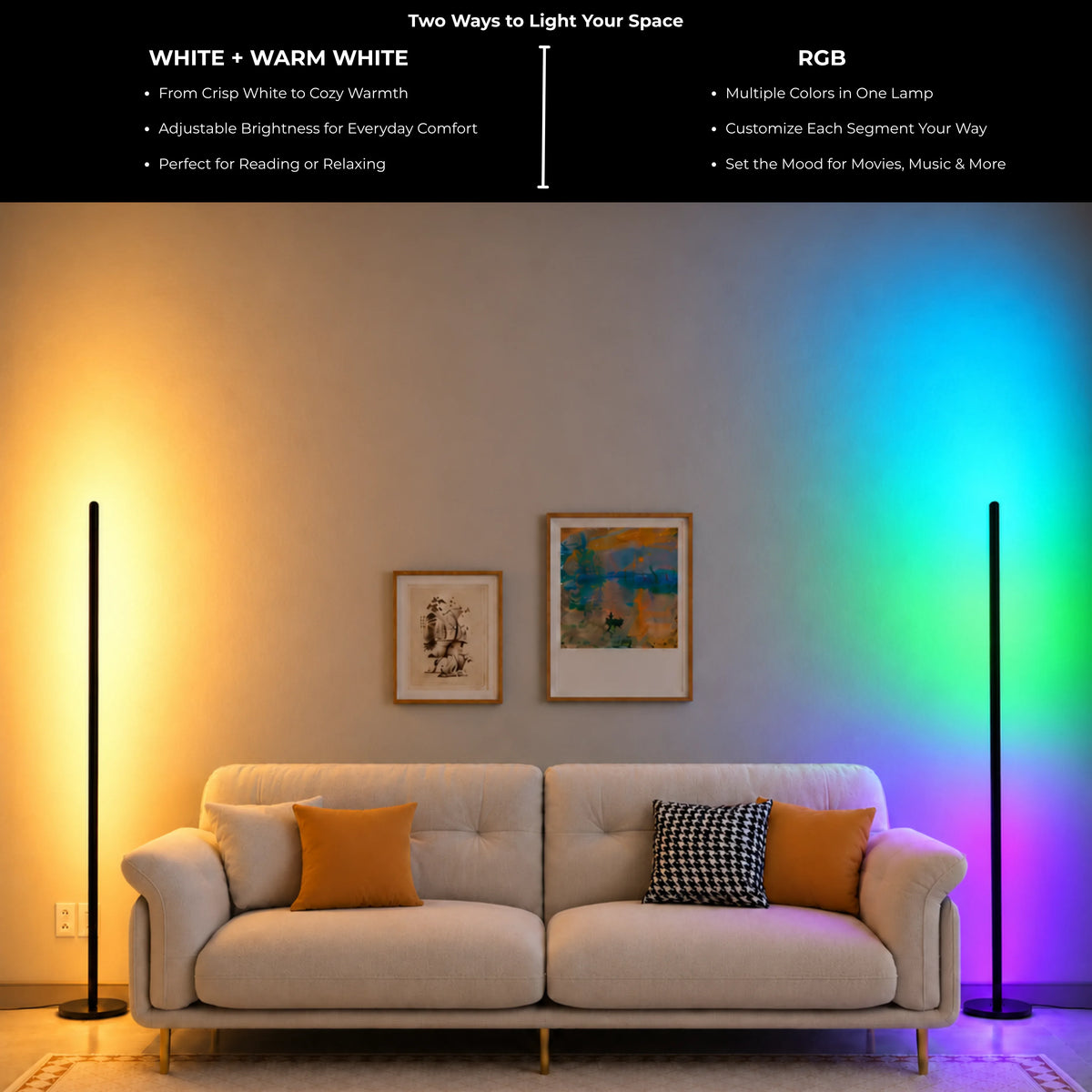 Apex RGBICW Floor Lamp