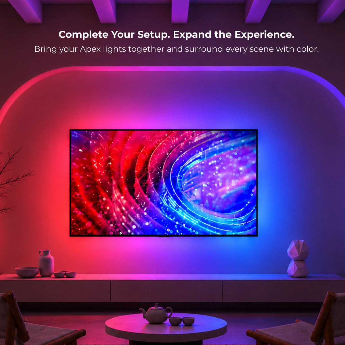 Apex HDMI Sync TV Backlight ( HDMI 2.1 Version) (32-90 Inch TV size)
