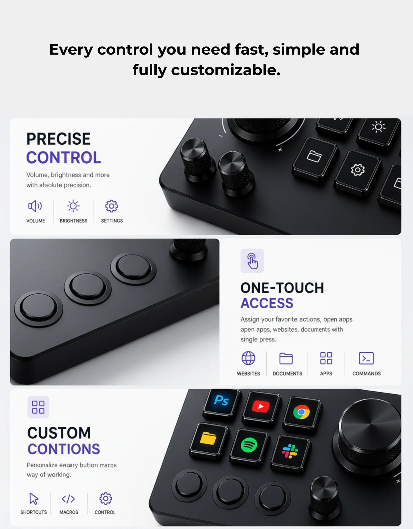 Stream Deck
Stream Deck Pro
Stream Deck Alternative
Best Stream Controller
Best Stream Deck Alternative
Macro Keyboard
Macro Pad
Programmable Keyboard
Shortcut Controller
Desktop Controller
Creator Console
Control Console
Application Launcher
Workflow Controller
Productivity Controller
Office Productivity
Creative Workflow
Content Creator Tools
Streaming Equipment
Professional Controller
Productivity Device
Technology Gadget
Workspace Accessories
Best Productivity Controller
Best Creator Console