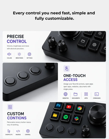 Stream Deck
Stream Deck Pro
Stream Deck Alternative
Best Stream Controller
Best Stream Deck Alternative
Macro Keyboard
Macro Pad
Programmable Keyboard
Shortcut Controller
Desktop Controller
Creator Console
Control Console
Application Launcher
Workflow Controller
Productivity Controller
Office Productivity
Creative Workflow
Content Creator Tools
Streaming Equipment
Professional Controller
Productivity Device
Technology Gadget
Workspace Accessories
Best Productivity Controller
Best Creator Console