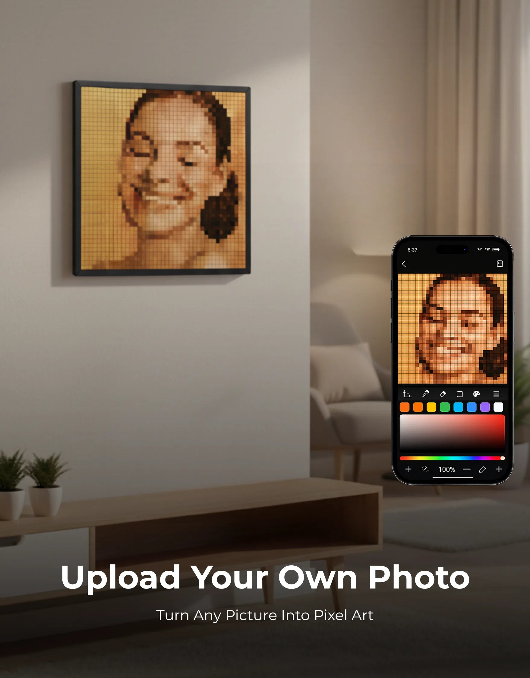 Upload Your Own Photo,
Photo to Pixel Art,
Custom Photo Display,
Custom Photo Frame,
Personalized Pixel Display,
Personalized LED Display,
Pixel Portrait,
Pixel Portrait Display,
Pixel Art Generator,
Pixel Art Creator,
RGB Pixel Display,
Pixel Display LED Frame,
Smart Pixel Display,
LED Pixel Display,
App Controlled Pixel Display,
Custom Pixel Art,
DIY Pixel Art,
LED Matrix Display,
Pixel LED Matrix,
RGB LED Matrix,
Digital Pixel Art,
Pixel Image Converter,
Pixel Canvas,
Pixel Wall Art,
Pixel Art Frame,
Pho