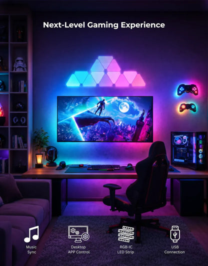 monitor sync triangle lights
rgb triangle wall lights
gaming wall lights
rgb gaming lights
monitor sync lights
screen sync lights
music sync lights
rgb ic lights
desktop app control
gaming room lights
smart rgb lights
led wall panels
gaming setup lights
ambient gaming lighting
usb rgb lights
monitor sync rgb triangle wall lights
gaming rgb triangle lights
screen sync gaming wall lights
rgb ic gaming wall panels
music sync rgb triangle lights
desktop app controlled rgb lights