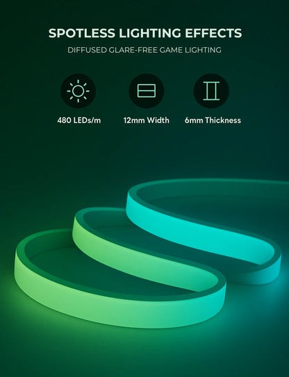 Apex RGBIC Neon Rope Light for Desks